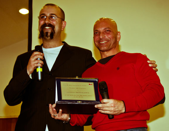 Franco Trentalance Riceve il Premio alla carriera durante il BMB4 2011 a Milano